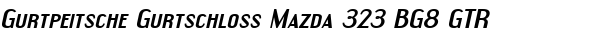 Gurtpeitsche Gurtschloss Mazda 323 BG8 GTR 